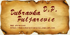 Dubravka Puljarević vizit kartica
